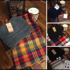 CC Beanie and A infinity scarf